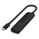3. Satechi 4in1 USB-C Slim Multiport Adapter 4K - aluminum adapter for USB-C mobile devices (USB-C, 4K HDMI, 2x USB-A) (black)