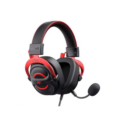 5. Havit H2002E Pro Gaming Headphones (Black/Red)