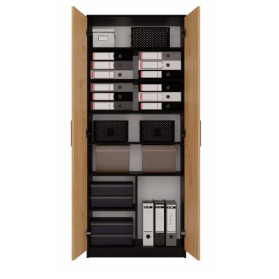 5. CLOSED SHELVING OLIV 2D ANTHRACITE/ARTISAN SET
