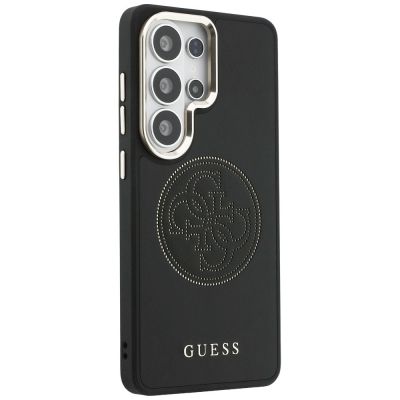 4. Guess Perforated Logo MagSafe Case for Samsung Galaxy S26 Ultra – Black