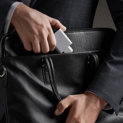 11. Cuktech 65W GaN 2xUSB-C 1xUSB-A Wall Charger - Gray