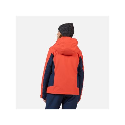 3. Women's ROSSIGNOL W VELIKA INSULATED JKT ski jacket, orange