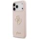 2. Guess Silicone Big 4G Script Case for iPhone 17 Pro Max - Pink