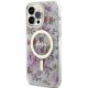 2. Guess GUHMP14XHCFWST iPhone 14 Pro Max 6.7" transparent hardcase Flower MagSafe