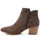 3. Women’s brown suede heeled ankle boots M.Daszyński MR2624-1