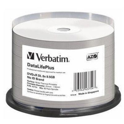 Verbatim DataLifePlus 8.5 GB DVD+R DL 50 pcs.