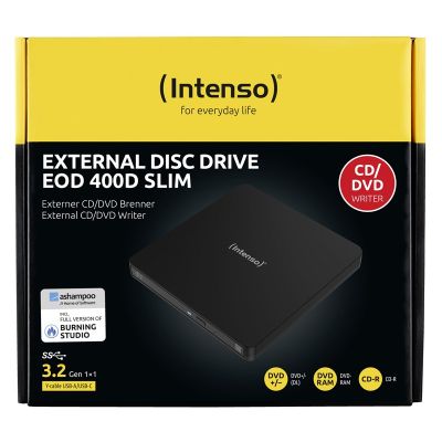 5. Intenso EOD 400D Slim Optical Disc DVD Super Multi DL Black
