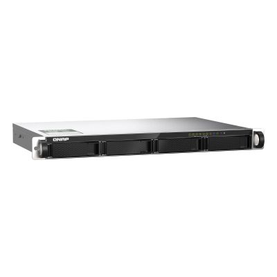 3. Qnap TS-435XeU-4G, 1U, 4 x 2.5"/3.5" SATA, Marvell Octeon TX2 CN9130 / CN9131 quad-core, 4GB DDR4 SODIMM (Max. 32GB), 2 x 10GbE SFP+, 2 x 2.5GbE, Single PSU