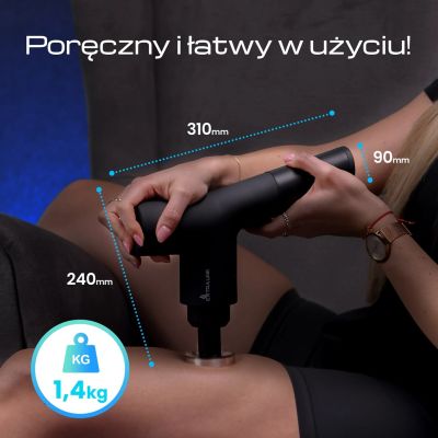 8. Extralink Massage Gymgun Fit 2.0 Pro | Massage Gun | 7 Heads, 6 Modes