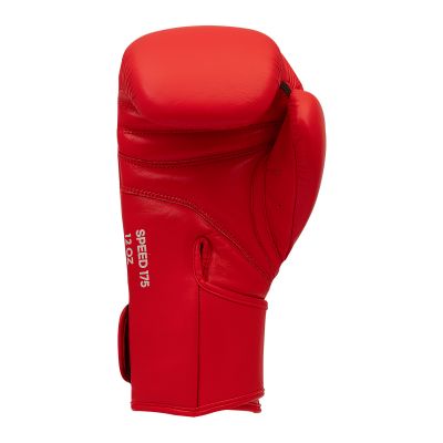 4. Adidas SPEED 175 leather boxing gloves red