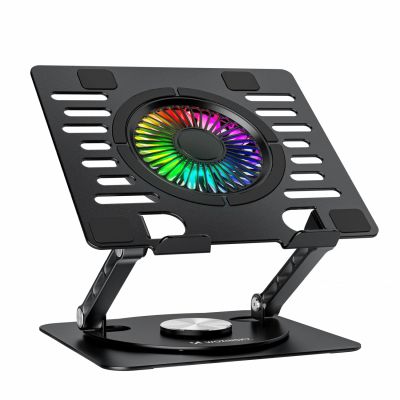 3. Wozinsky WDCX-X16-AS CoolBase RGB 360° Cooling Stand for Laptop and Tablet - Black