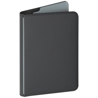 4. Uniq Belmont Passport Case with Apple Find My RFID Blocking Gray Blue