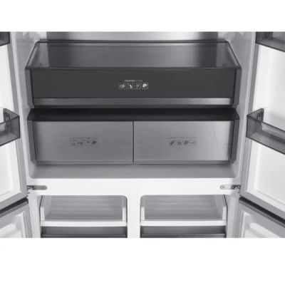 5. Multi Door Total No Frost Slot-In Refrigerator MPM-503-SSI-11 Black Glass