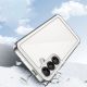 3. Outer Space Case for Samsung Galaxy S25 Edge Cover with Flexible Frame - Transparent