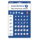 EVERACTIVE ALKALINE BATTERIES MINI SET: 10 X G3 / LR41, 5 X G4 / LR626, 5 X G10 / LR1130, 10 X G13 / LR1154 AGMIX30BL
