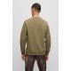 3. Hugo Boss men's cotton jersey sweatshirt with print, green (50488906-345)