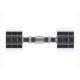 Chrome dumbbells 2x7 kg HMS CHD07