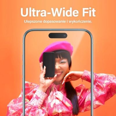 3. PanzerGlass Ultra-Wide Fit Tempered Glass with Positioner for iPhone 15 Pro Max
