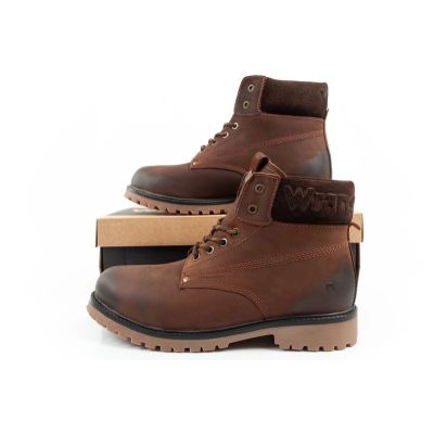 13. Wrangler Arch men's boots, Chelsea boots, elegant leather, dark brown