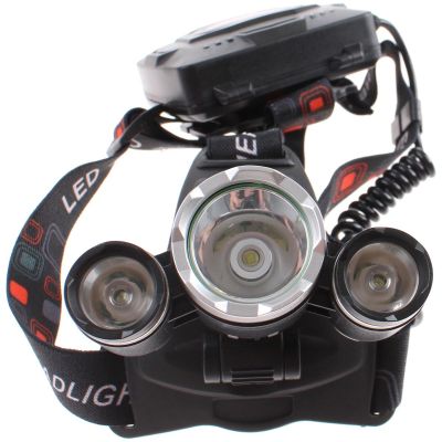 5. GRUNDIG DELUXE 1 LED and 2 COB TOURIST HEADLAMP