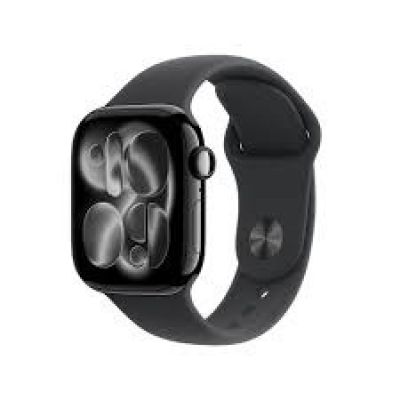 Apple Watch Series 11• GPS™ 42mm™ Deep Aluminum Case with Black Sport Band - S / M