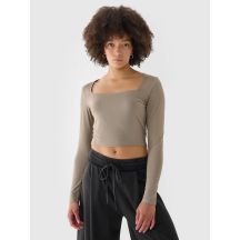 Longsleeve slim smooth women's 4F 4FRSS24TLONF499-82S