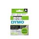 2. Dymo D1 tape - 12mm x 7m black/white
