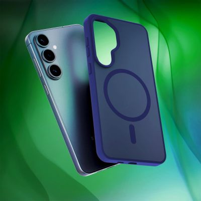 12. 3mk Smoke MagCase for Samsung Galaxy S26+ - navy blue