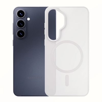 6. 3mk Smoke MagCase for Samsung Galaxy S26 - white