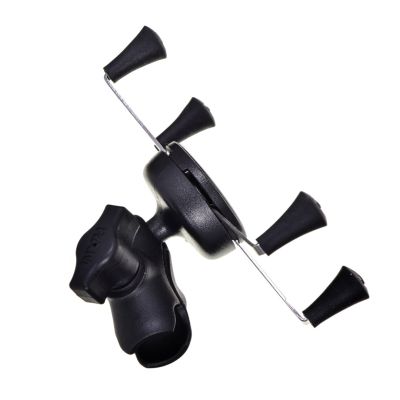 4. RAM MOUNT X-Grip™ holder mounted in the RAM-B-176-A-UN10U shaft