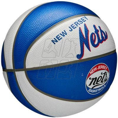 6. Wilson NBA Team Retro Brooklyn Nets Mini Ball WTB3200XBBRO