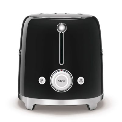 12. Smeg TSF02BLEU toaster black 4 slices, metal housing