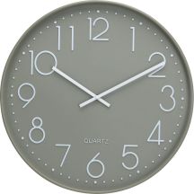 GLASS WALL CLOCK 50CM GREEN