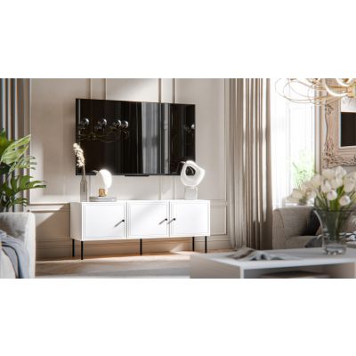 3. 3D TV cabinet PALAZZO BIS 151x40x60 white matt