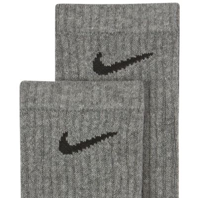 3. Nike Everyday Cush Crew Socks, 6 Pairs, Grey SX7666 064