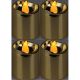 22. SET OF 4 GOLD TEA LIGHT LED CANDLES