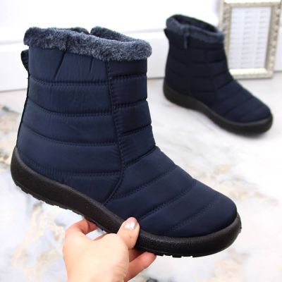 2. Potocki W WOL198B navy blue snow boots 