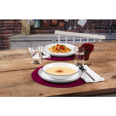 3. Seltmann Weiden Lido Round Porcelain White 12 pcs.