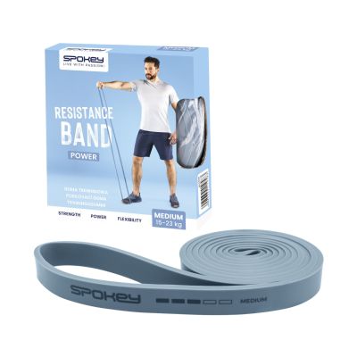 4. Spokey Power Fitness Rubber Medium Blue 941958