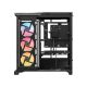 2. Corsair 4500X LX-R RGB Tempered Glass Mid-Tower, Black Midi Tower Black