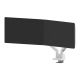 9. Neomounts DS70-250WH2 Monitor Holder/Stand for 81.3 cm (32") Monitors, Desk, White