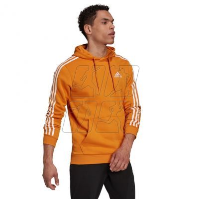 3. Adidas 3-Stripes Fleece Hoodie M H12188