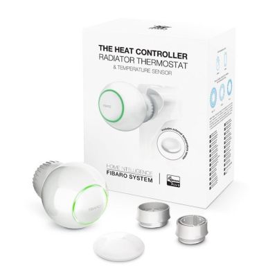 11. FIBARO The Heat Controller Starter Pack Z-Wave Smart Thermostatic Head