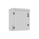 10. WALL-HUNG RACK CABINET 10" HERMETIC IP55 WALL/POLE MOUNTING 340X250X500 GRAY LANBERG (ASSEMBLED)