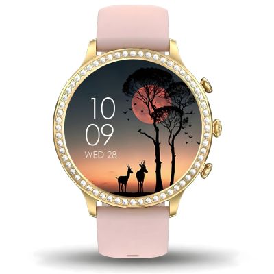 7. Smartwatch Gravity Gold Strap and Bracelet GT5-3