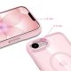 4. Tech-Protect Magmat MagSafe Case for iPhone 16e / 17e - Transparent Pink