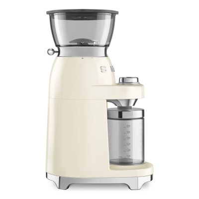 14. Smeg CGF03CREU Coffee Grinder 150W Cream
