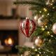 5. Mica Glass Balloon-Shaped Bauble – Red/Blue