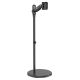 Maclean Mobile Floor Stand for Monitor/TV, Gas Spring, 17"–35", 2–10 kg, Black, MC-970B