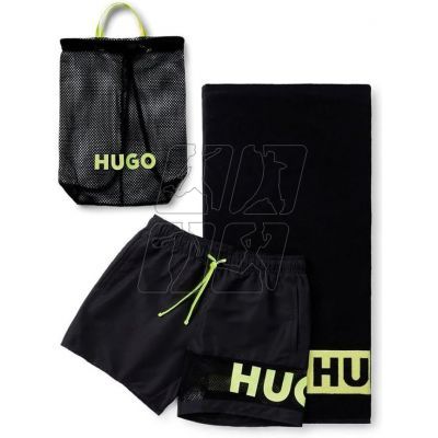 5. Hugo Cruise M 50515502-001 Swimsuit Shorts + Towel Set